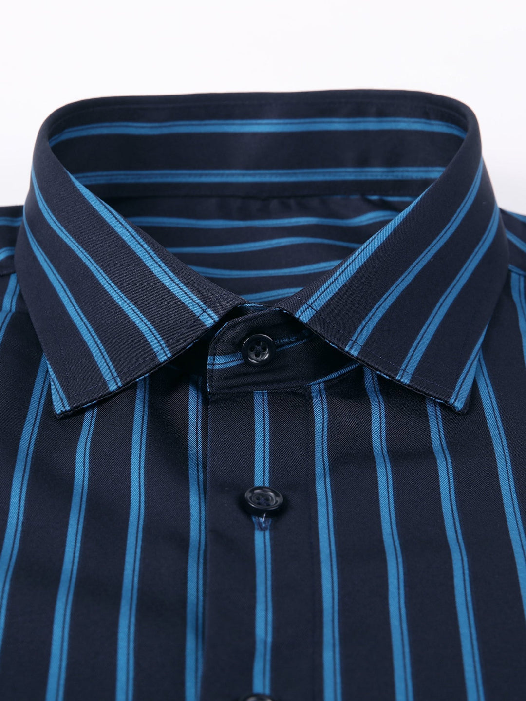 Long Sleeve Striped Shirt with Buttons