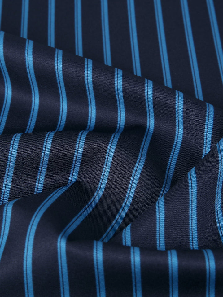 Long Sleeve Striped Shirt with Buttons