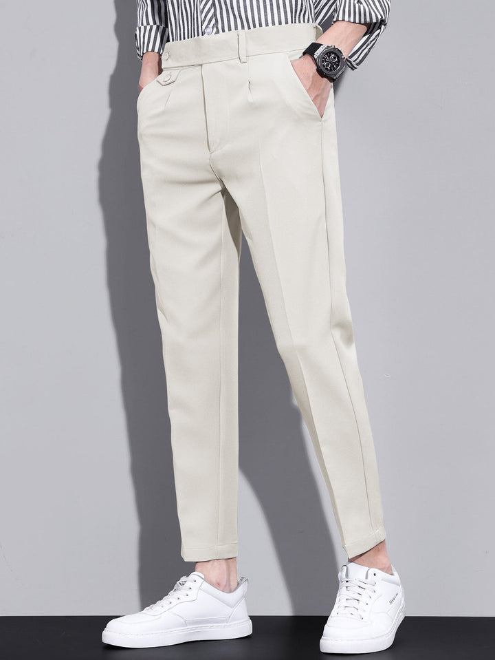 Slim Tapered Cropped Pants
