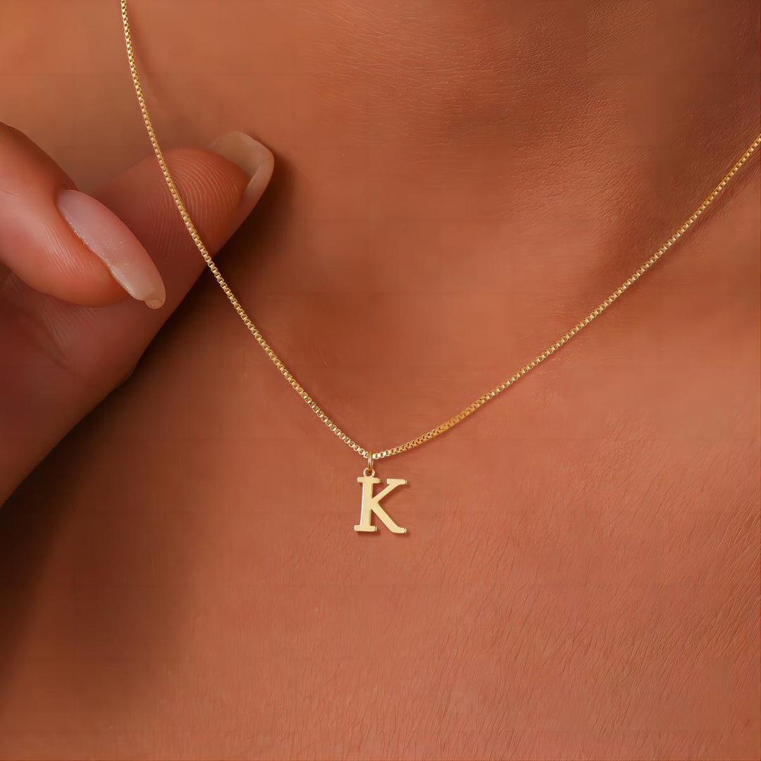 Initials Love Letter Necklace