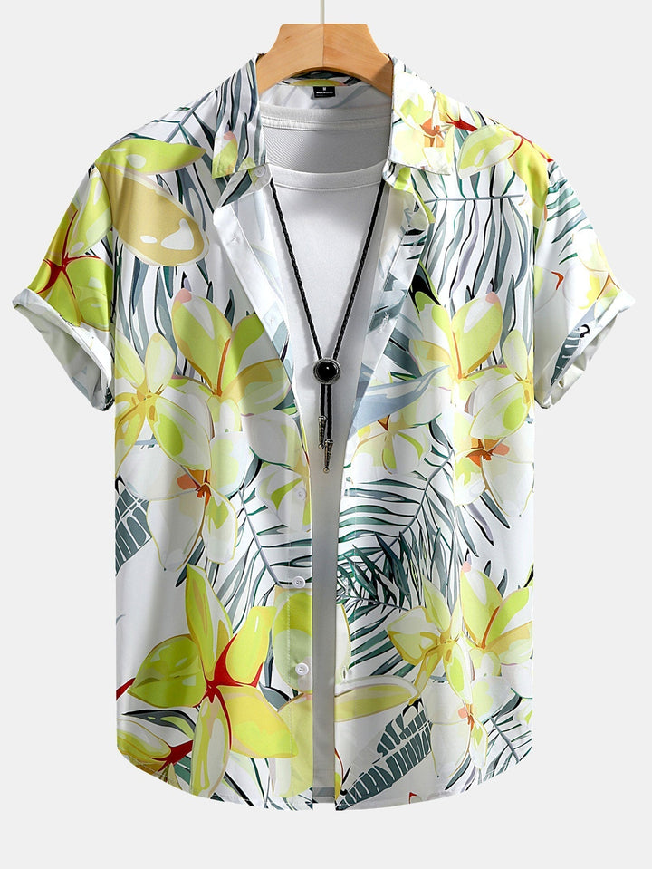 Flower Print Tank and Swim Shorts