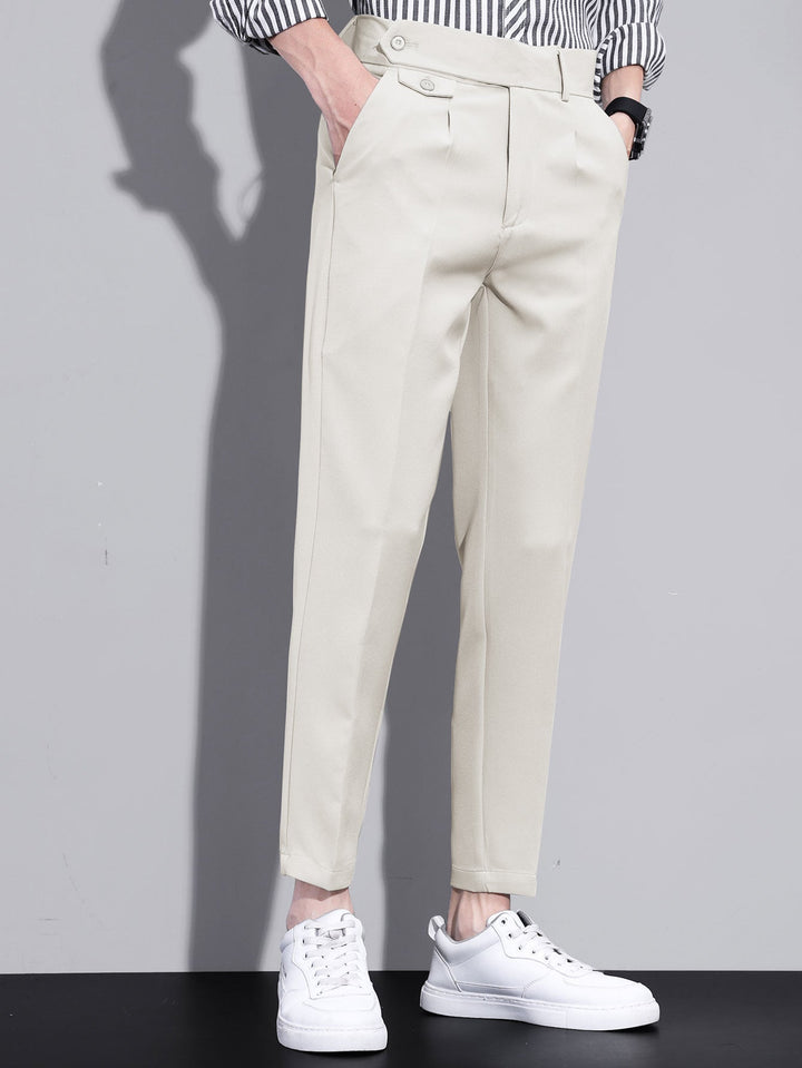 Slim Tapered Cropped Pants