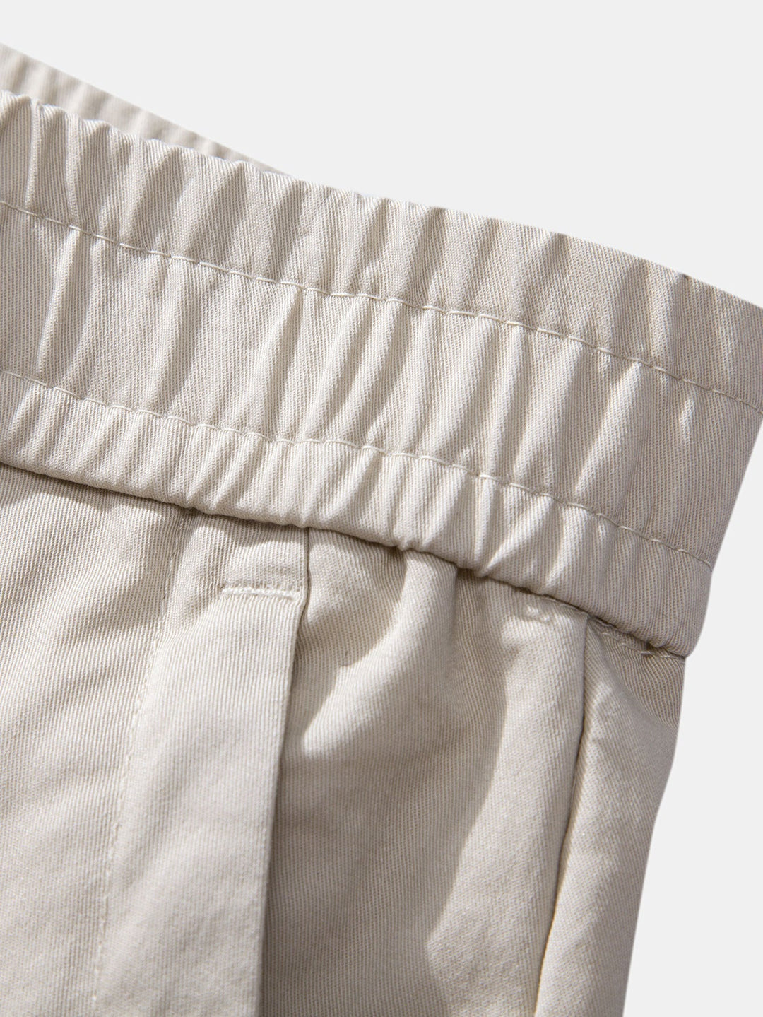 Straight Leg Pants with Elastic Waist