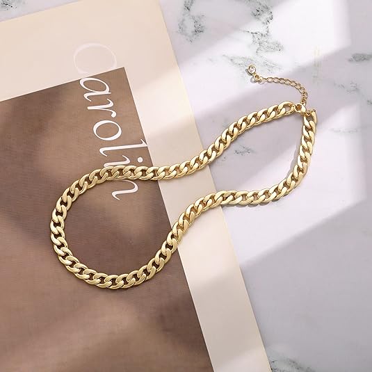 Cuban Link Necklace in Chunky Style