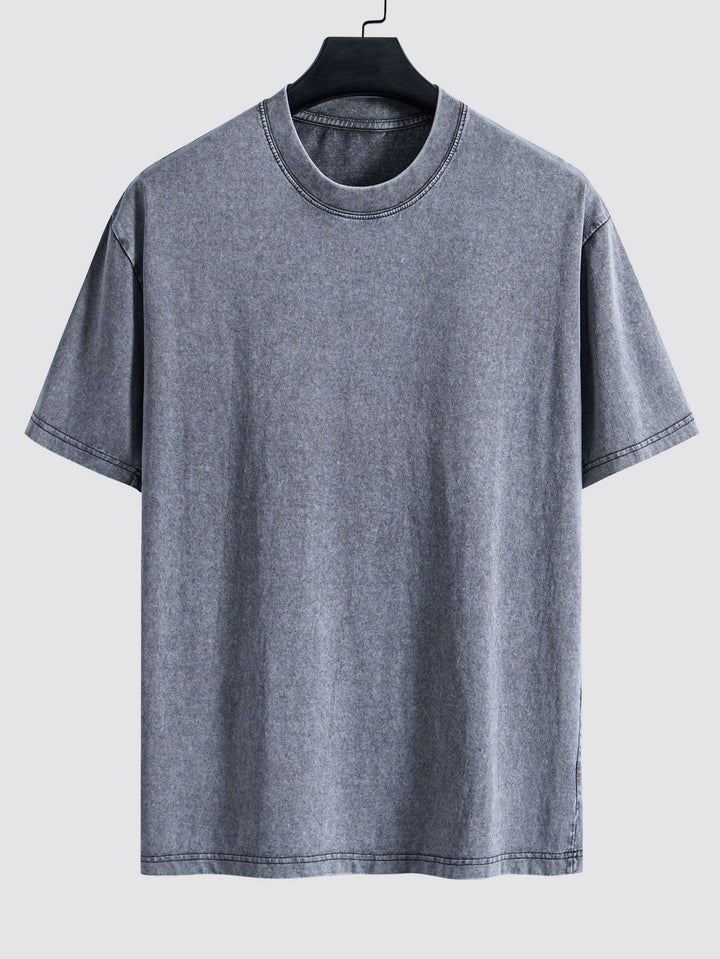 Oversized Basic Distressed T-Shirt