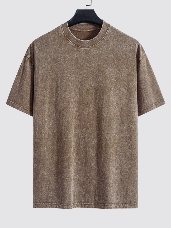 Oversized Basic Distressed T-Shirt