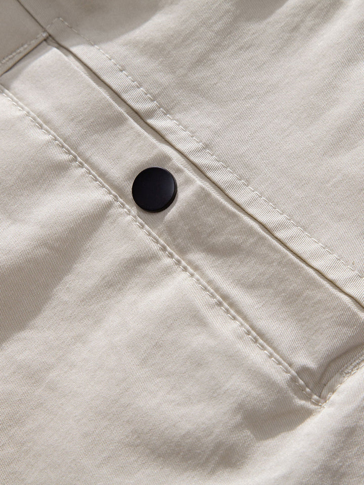 Straight Leg Pants with Elastic Waist