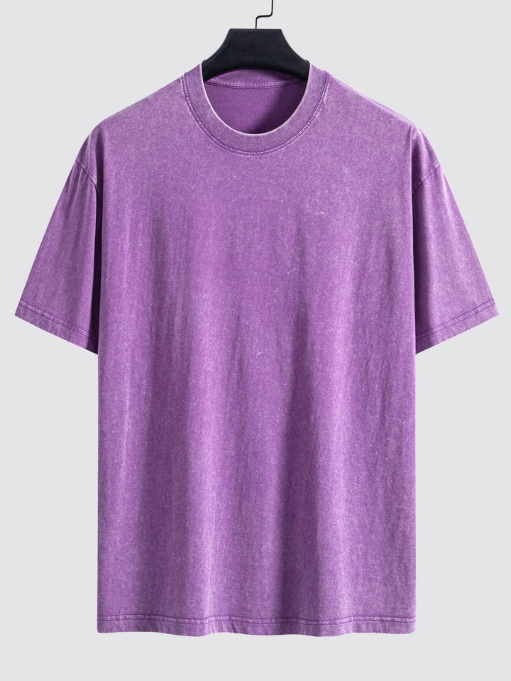 Oversized Basic Distressed T-Shirt