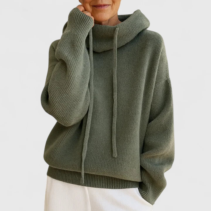Cozy Hoodie Knit by Marie