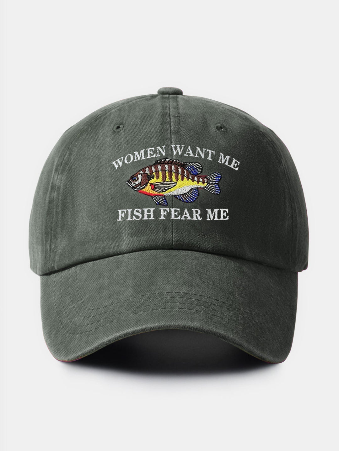 Fun Fishing Embroidered Baseball Cap