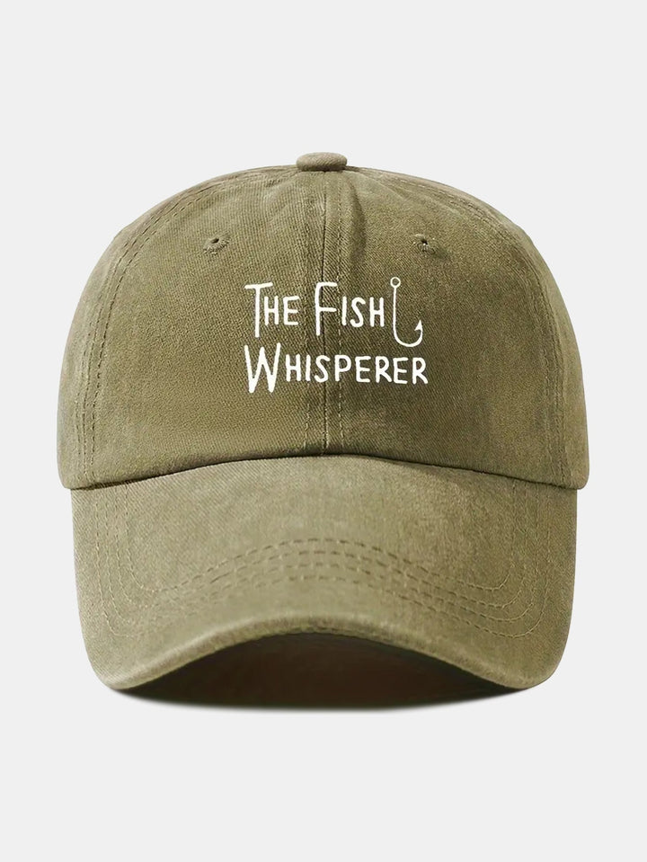 The Fish Whisperer Printed Baseball Cap