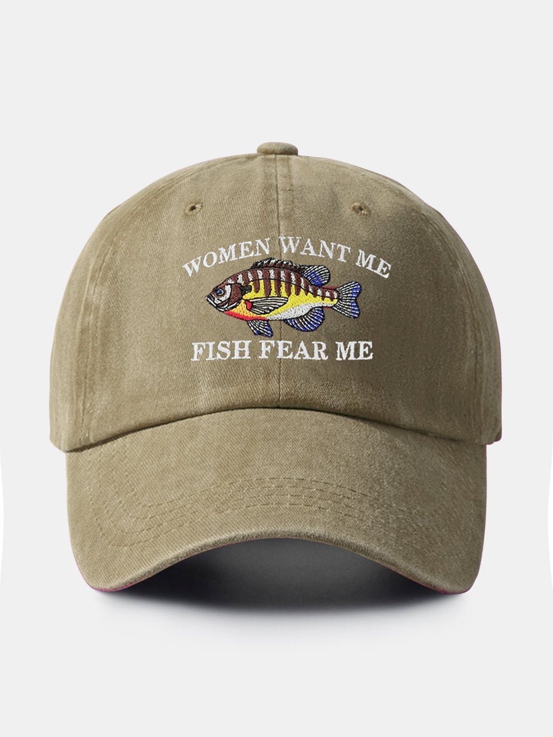 Fun Fishing Embroidered Baseball Cap