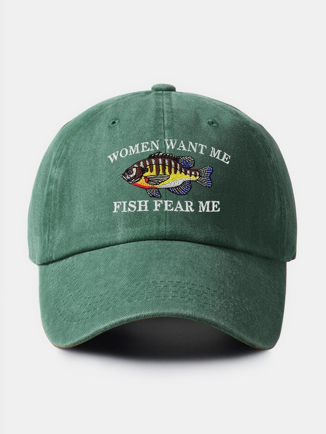 Fun Fishing Embroidered Baseball Cap