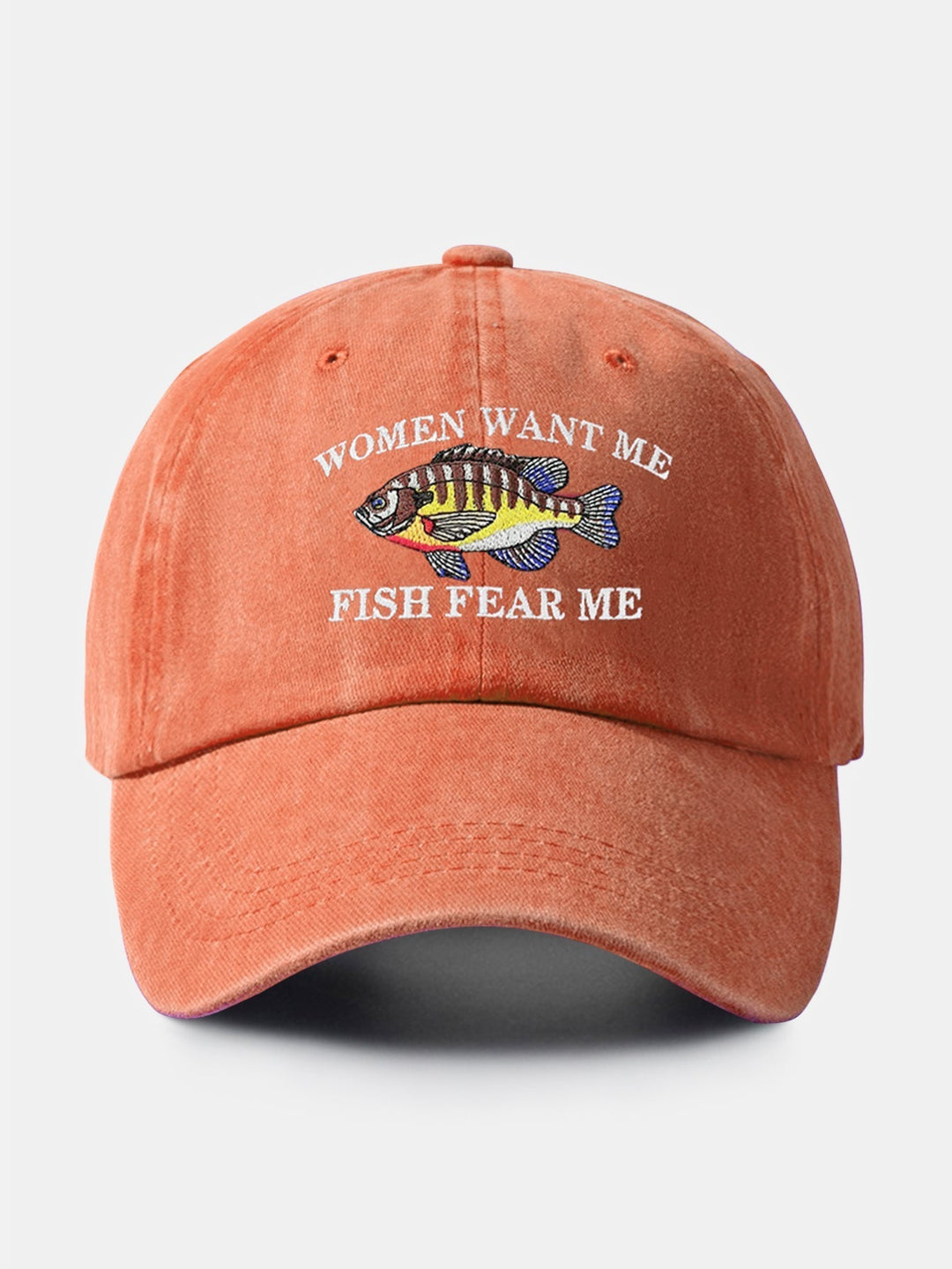 Fun Fishing Embroidered Baseball Cap