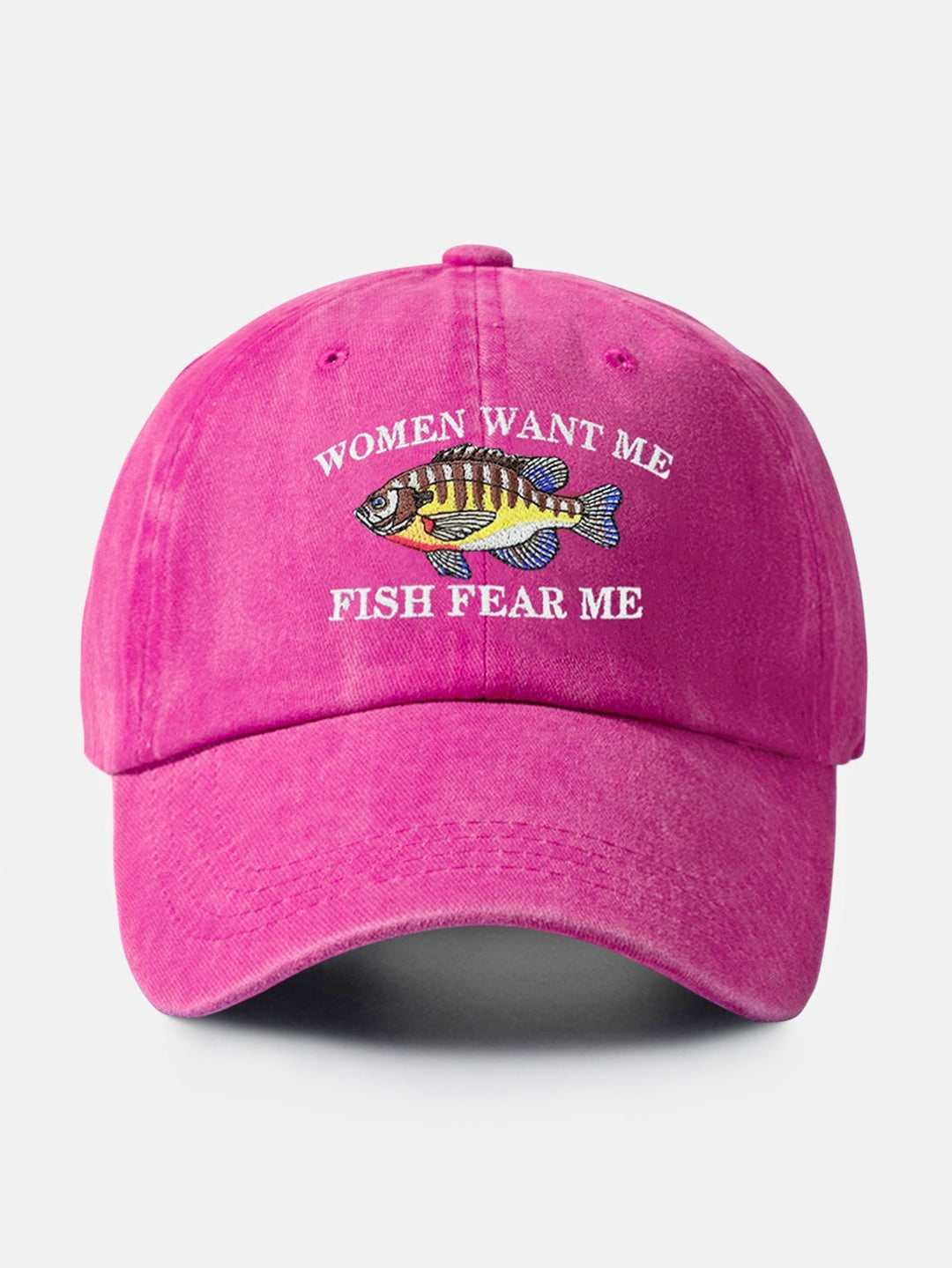 Fun Fishing Embroidered Baseball Cap