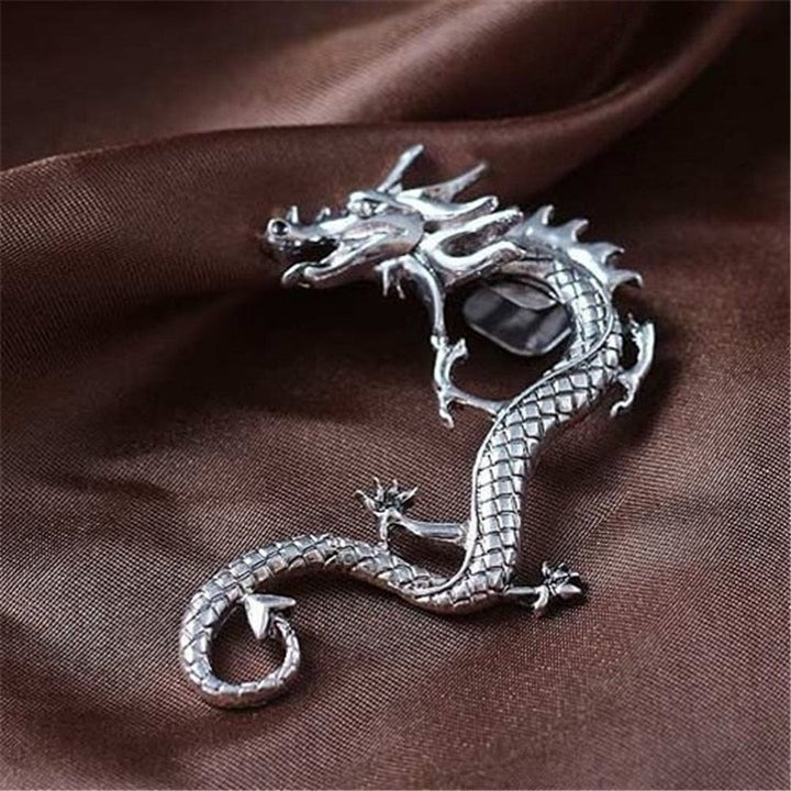 Dragon Silver Earrings