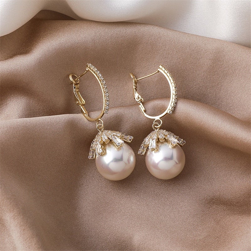 Pearl Earrings by Malia