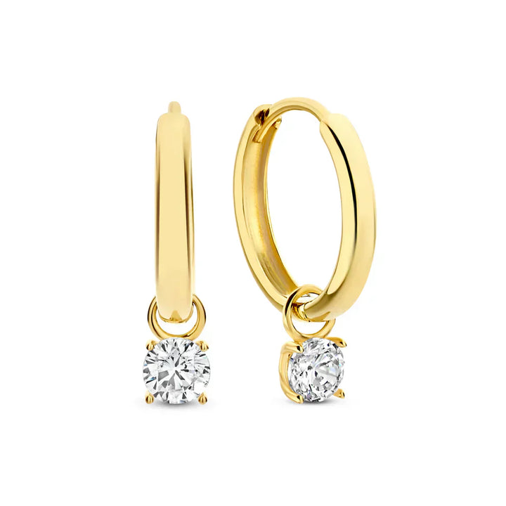 Tear Earrings of Moonstone