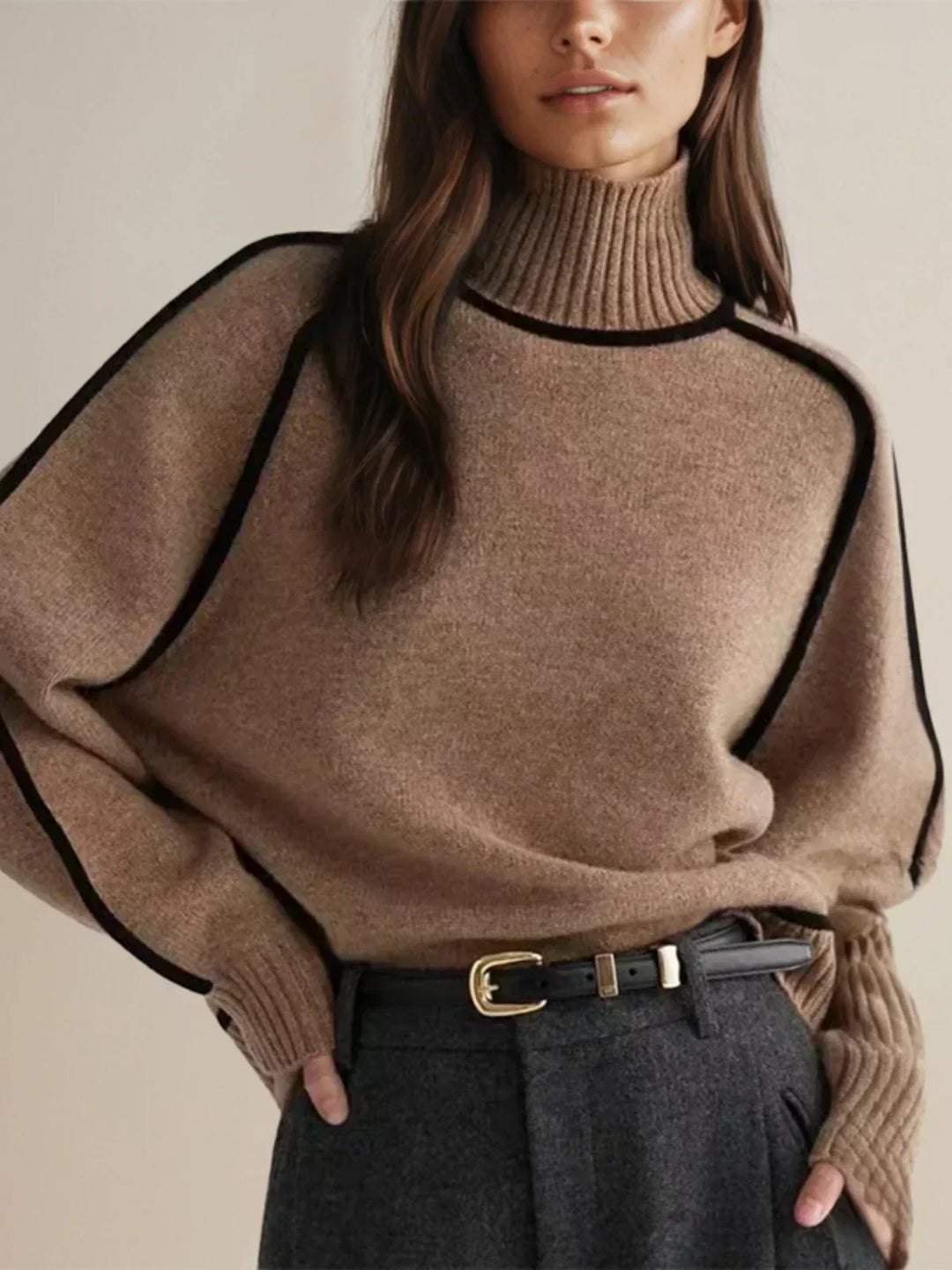 Elegant Donna Turtleneck Sweater