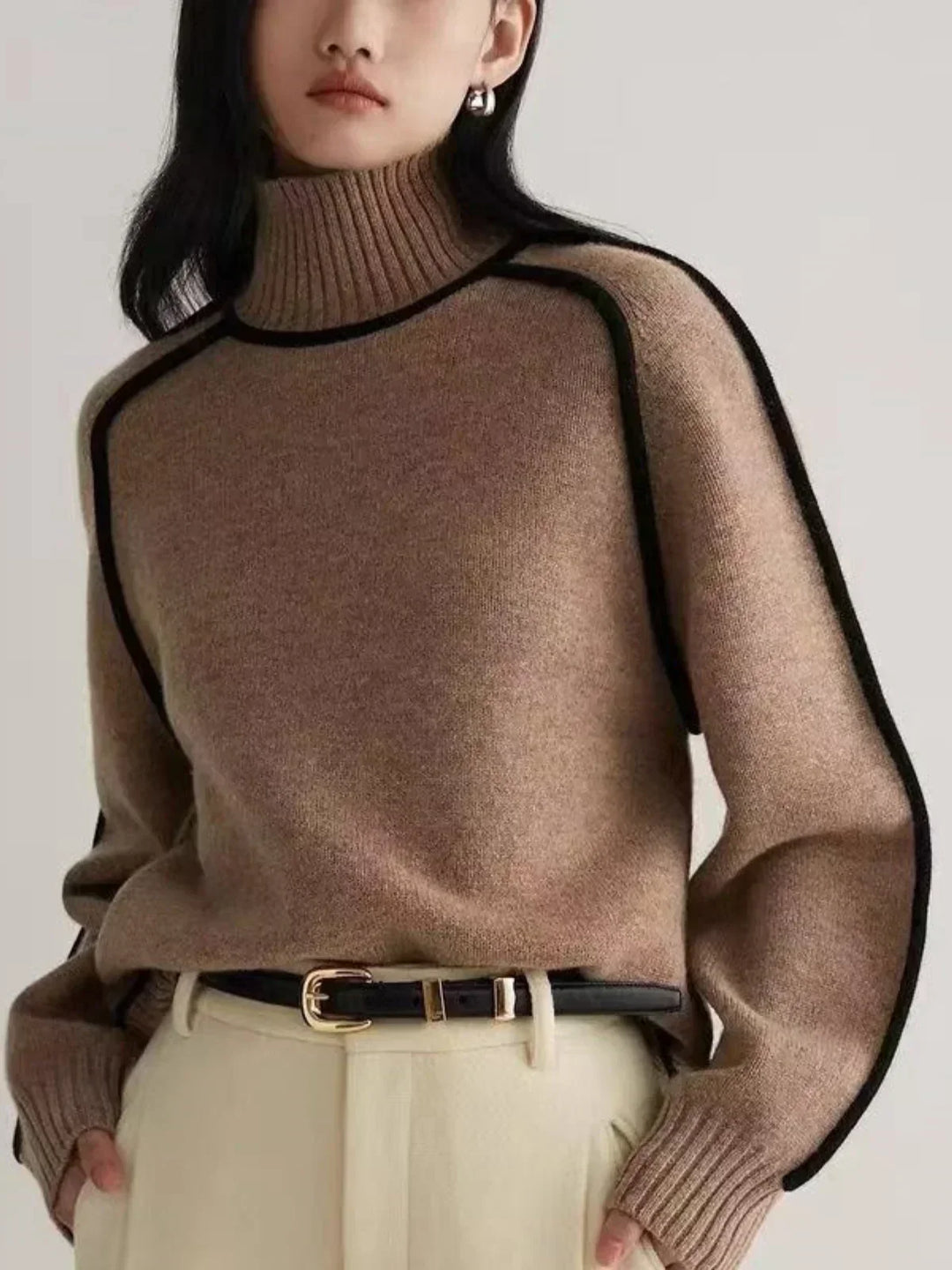 Elegant Donna Turtleneck Sweater