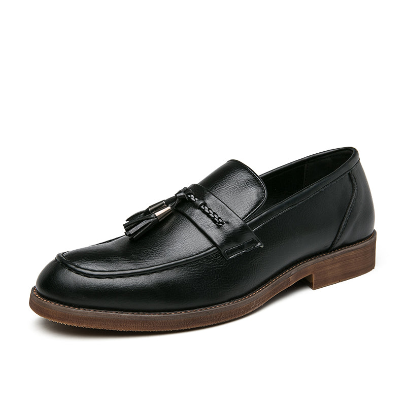 Leather Loafers with Tassels
