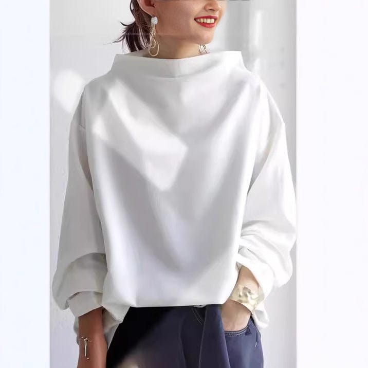 Casual High-Neck Top by Lisa