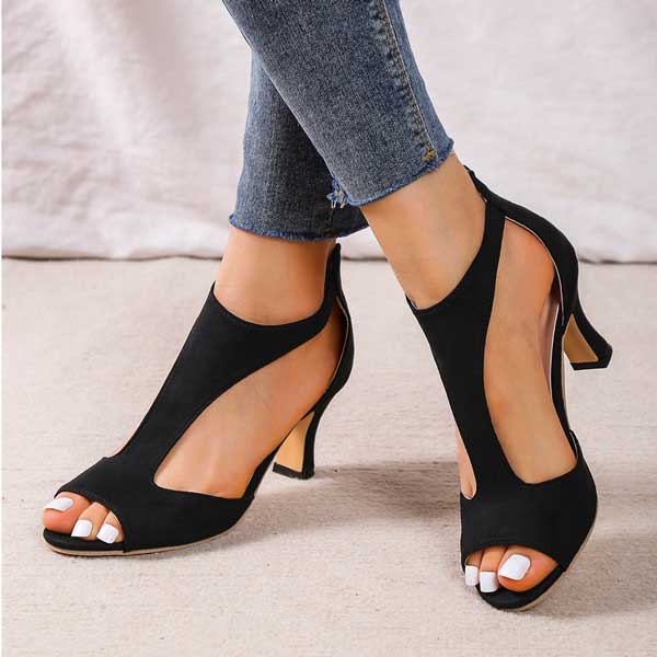 Seyla™ | Comfortable Heeled Orthopedic Sandals