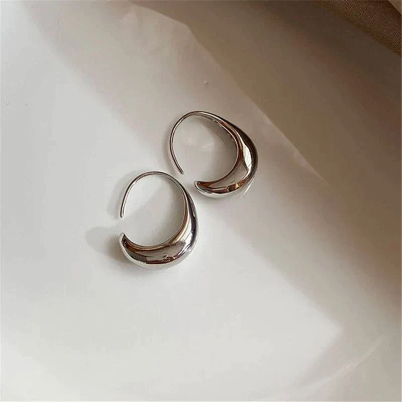 Elegant Silver and Gold Earrings