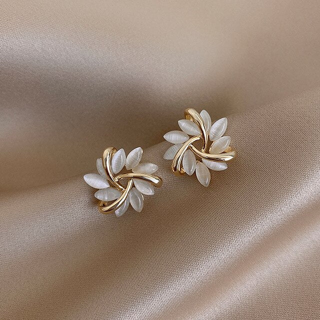 White Opal Sonja Luxe Earrings