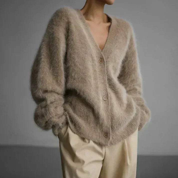 Ilona™ - Oversized Knit Sweater with Cashmere Look
