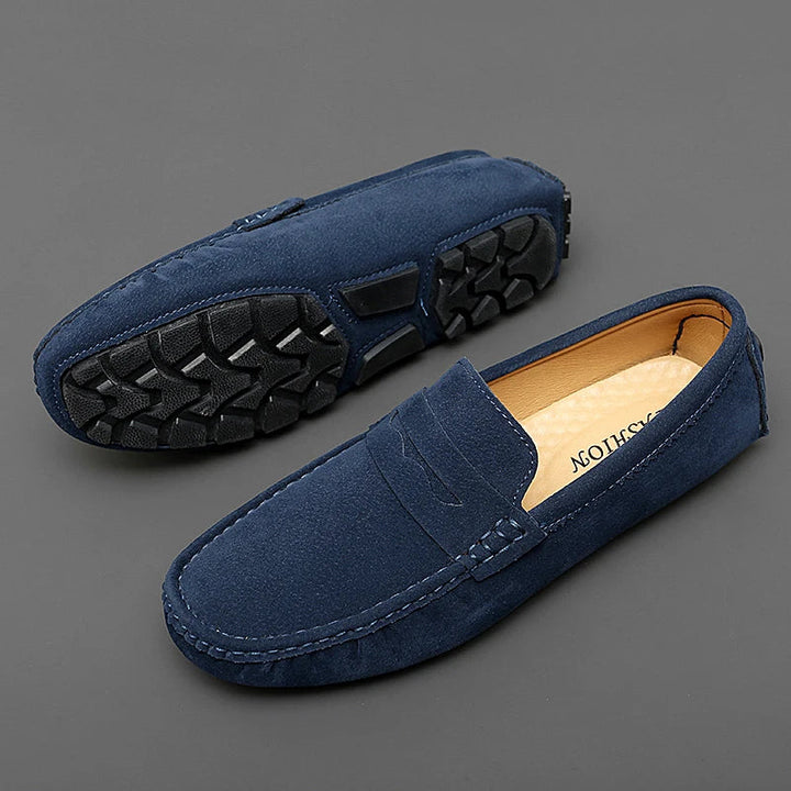 Suede Loafers