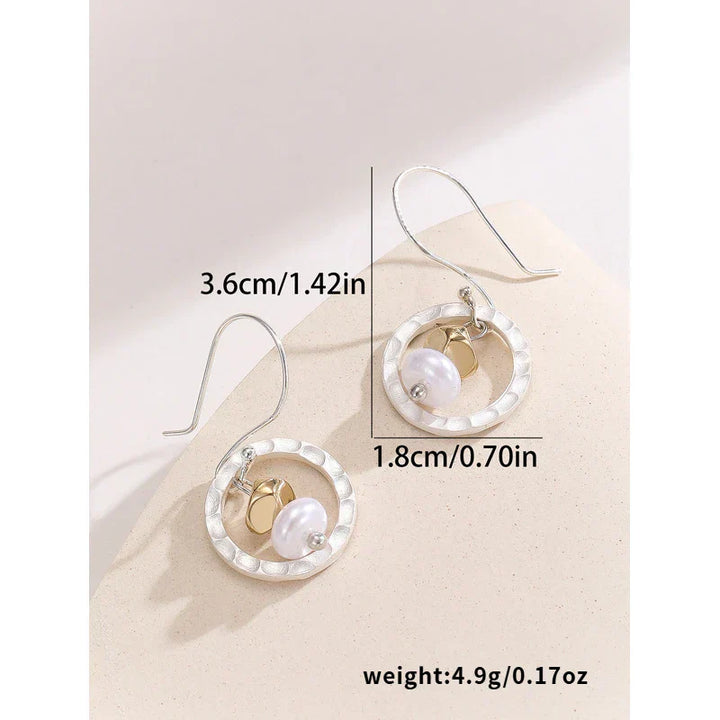Vintage Round Dangle Earrings