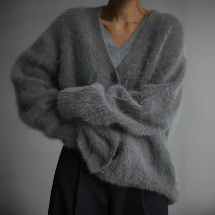 Ilona™ - Oversized Knit Sweater with Cashmere Look