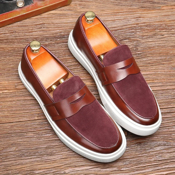 Naples Leather Moccasins
