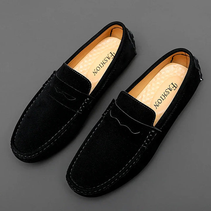Suede Loafers