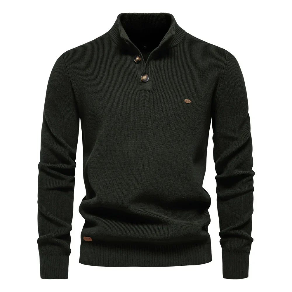 Koelman | Men’s Sweater with Button Design