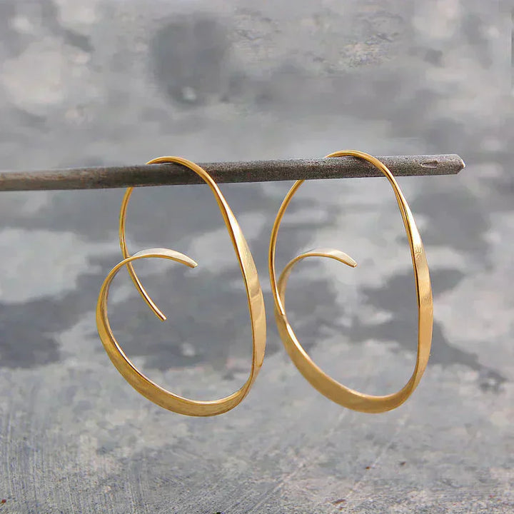 Twisted Hoop Earrings