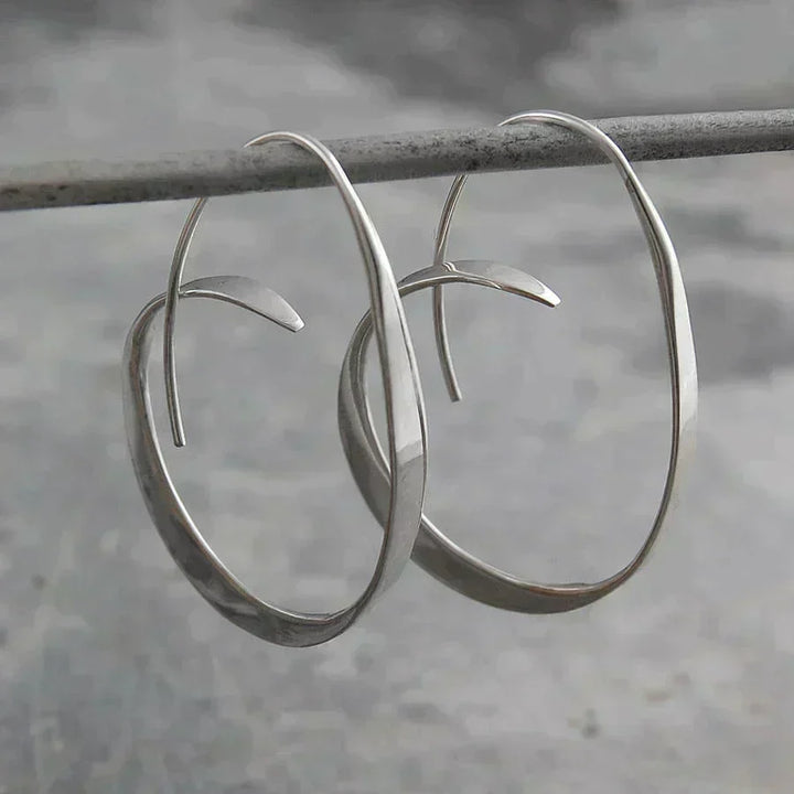 Twisted Hoop Earrings