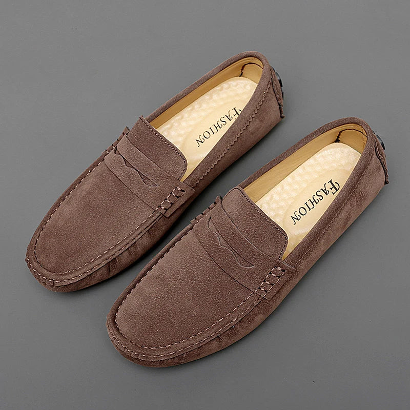 Suede Loafers