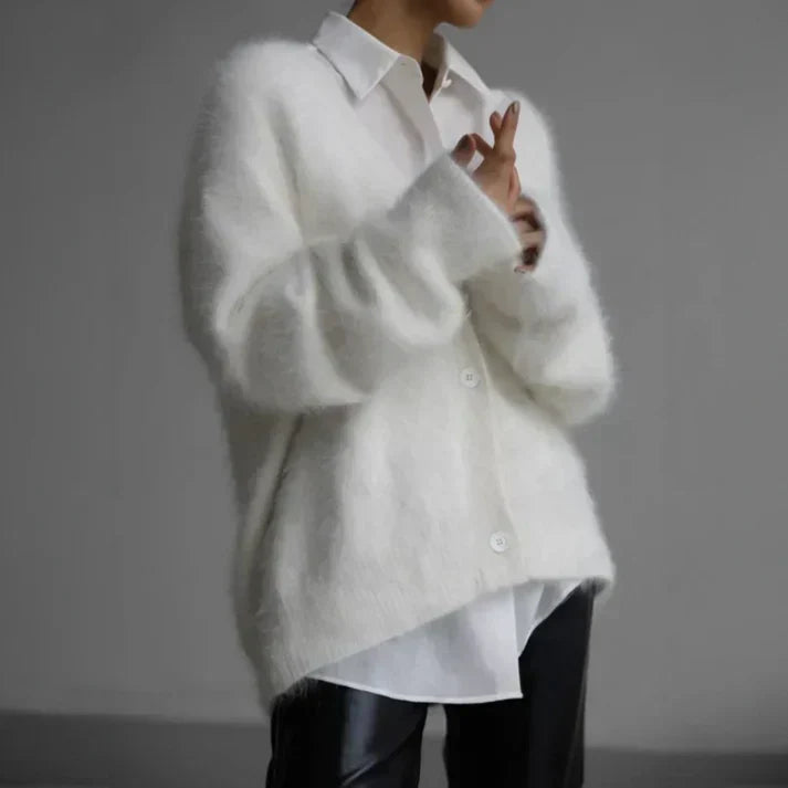 Ilona™ - Oversized Knit Sweater with Cashmere Look