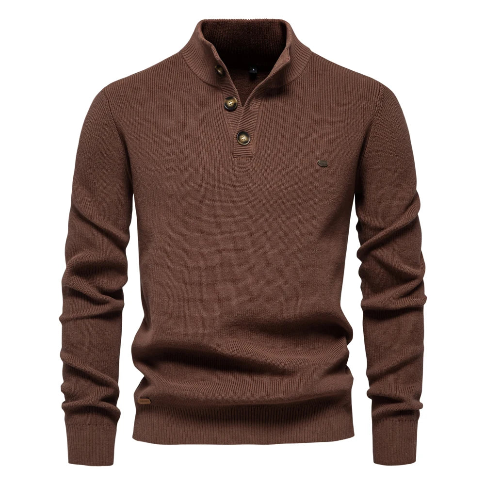 Koelman | Men’s Sweater with Button Design