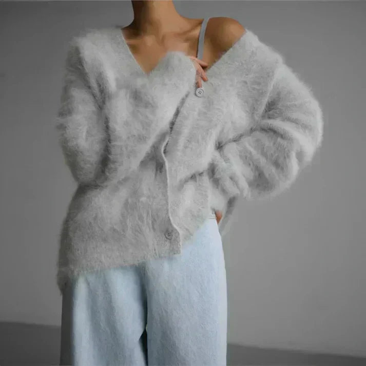 Ilona™ - Oversized Knit Sweater with Cashmere Look