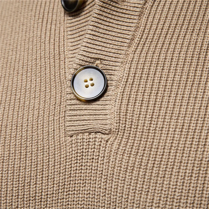 Koelman | Men’s Sweater with Button Design