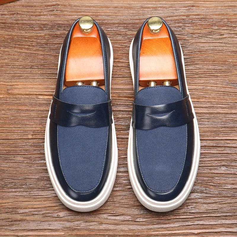 Naples Leather Moccasins