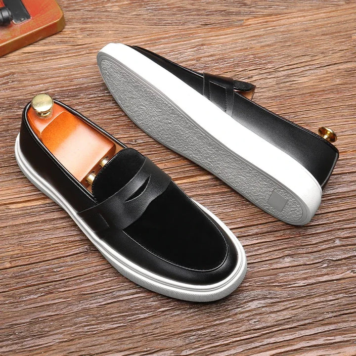 Naples Leather Moccasins