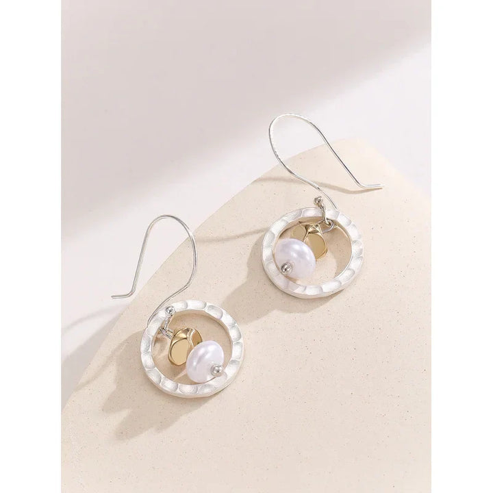 Vintage Round Dangle Earrings