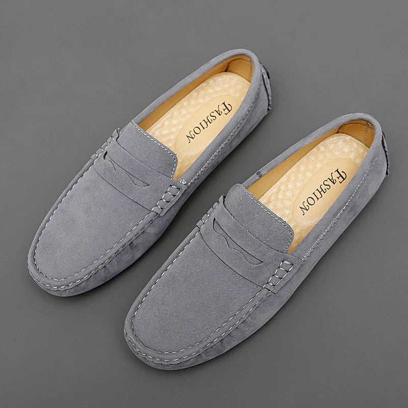 Suede Loafers