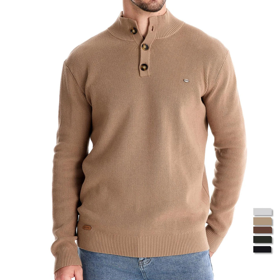 Koelman | Men’s Sweater with Button Design