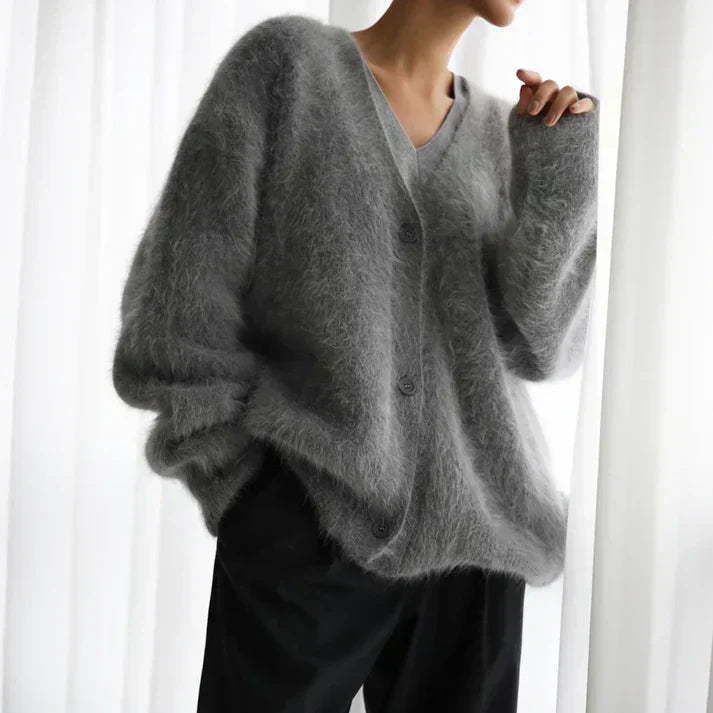 Ilona™ - Oversized Knit Sweater with Cashmere Look
