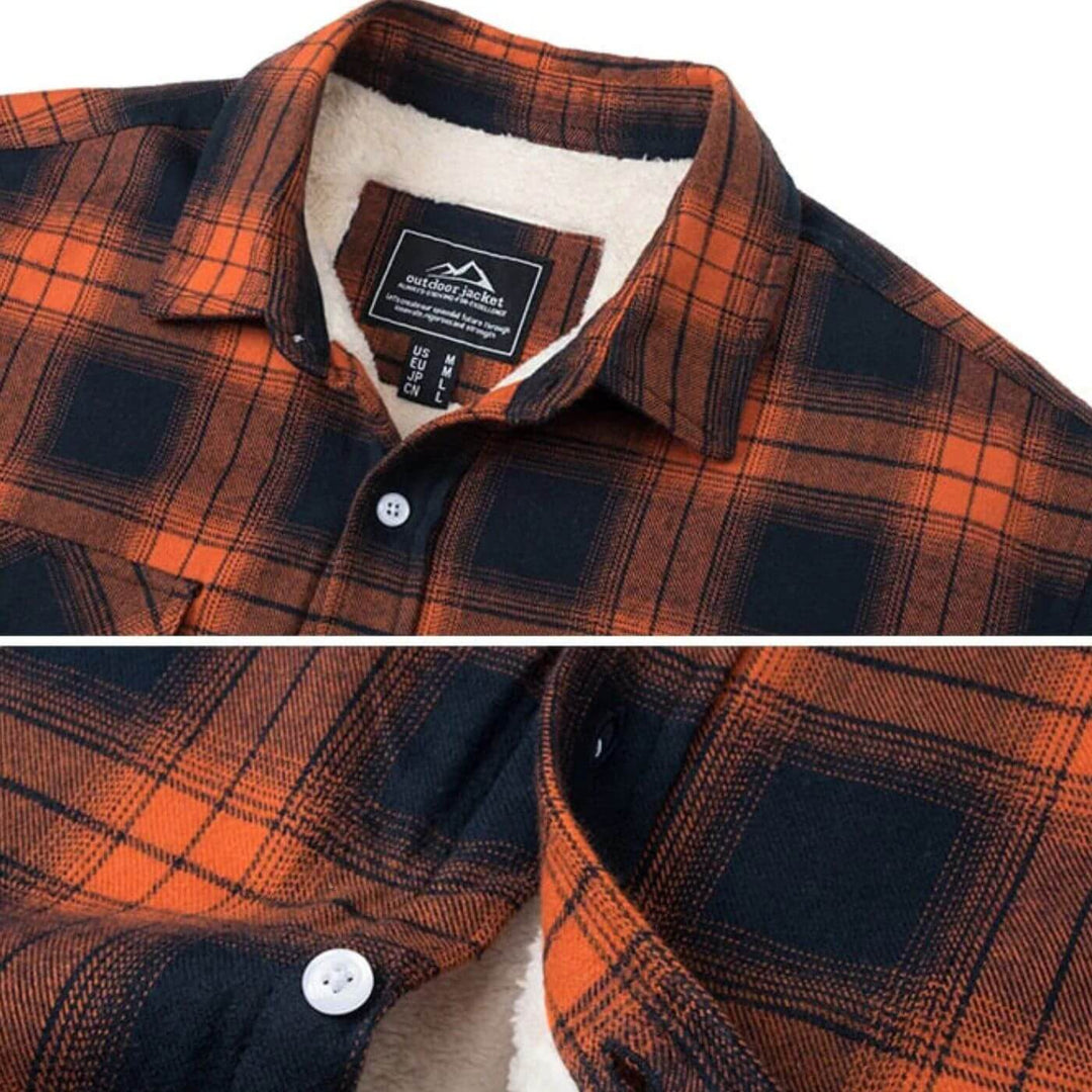 Théodore - Plaid Fleece Jacket